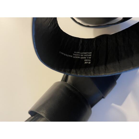 SM New York Chunky Platform Heels Y2K Inspired Style Vegan Leather Size 8.5 - Picture 4 of 6